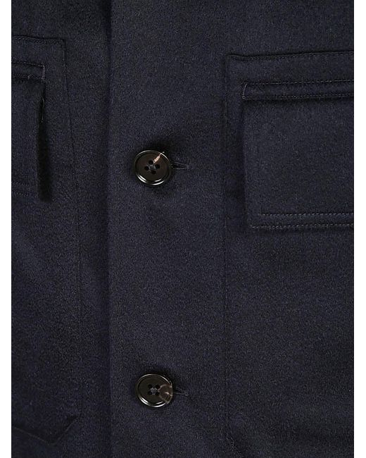 Zegna Blue Long-Sleeved Casual Jacket for men