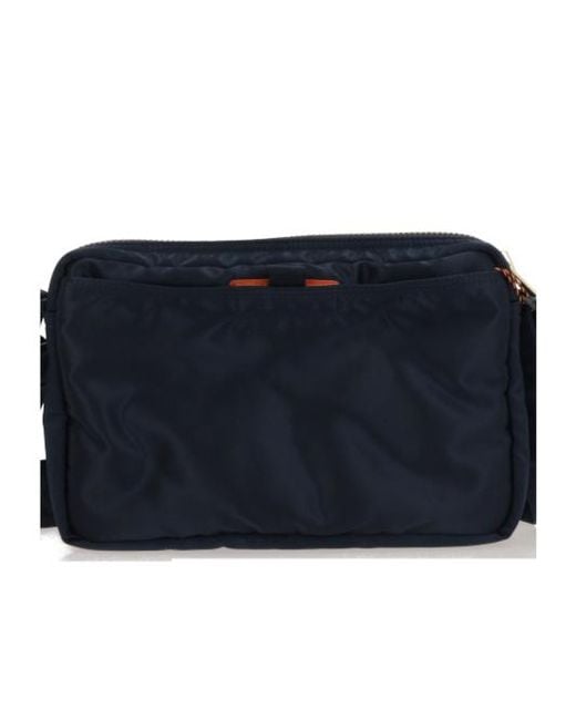 Porter-Yoshida and Co Blue Zipper Shoulder Bag for men