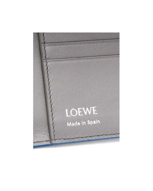 Loewe Blue Folded Wallet for men