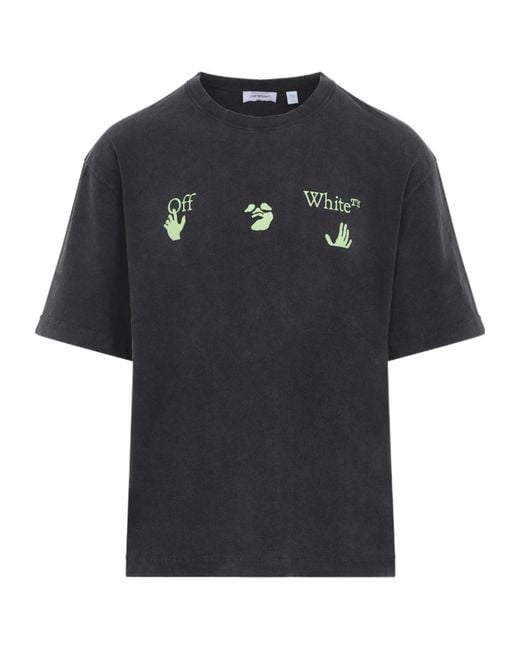 Off-White c/o Virgil Abloh Black Short-Sleeved T-Shirt for men