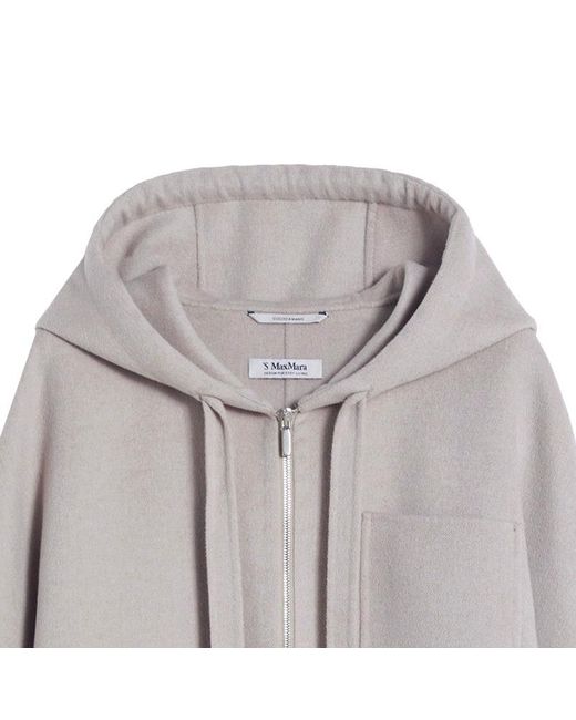 Max Mara Gray Double-Faced Coat