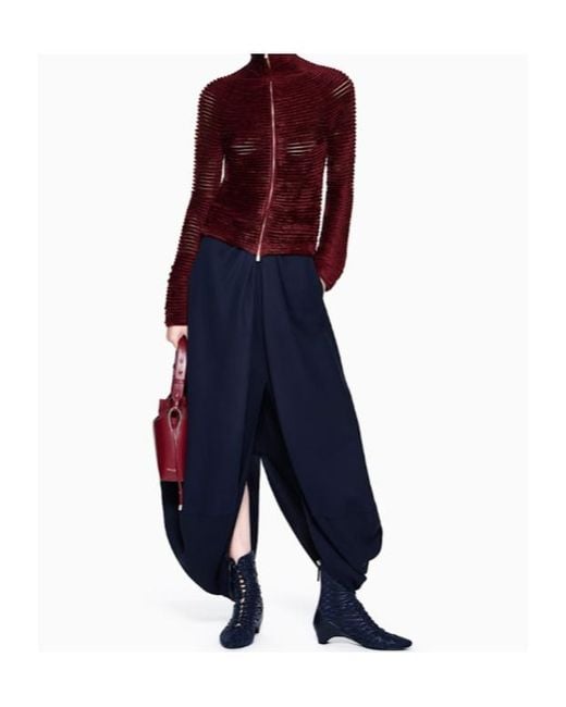 Giorgio Armani Blue High-Waisted Skirt