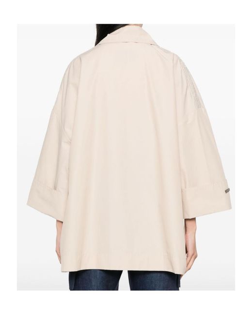 Peserico Natural Double-Breasted Jacket