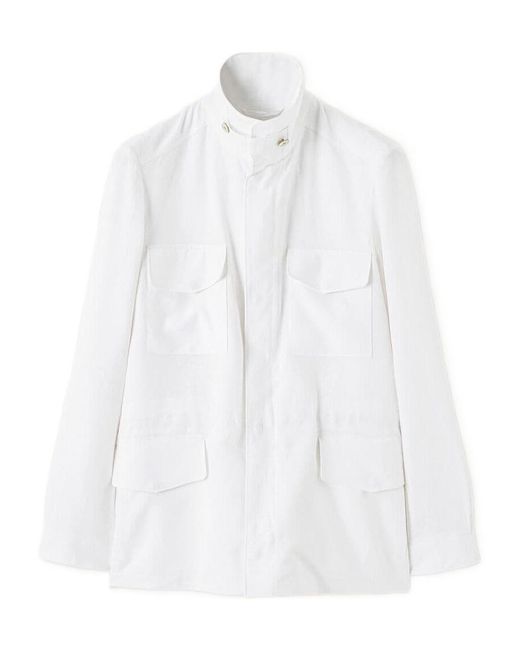 Loro Piana White Traveller Field Jacket for men