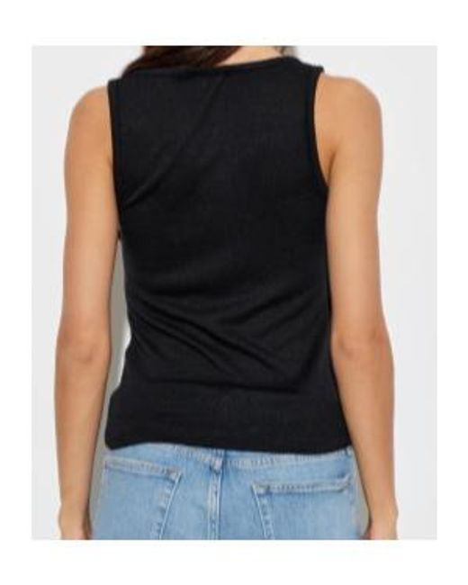 Rag & Bone Black Sleeveless Top