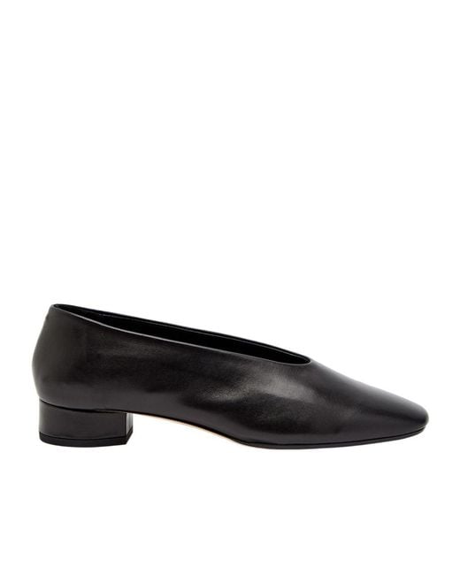 Aeyde Black Leather Pumps