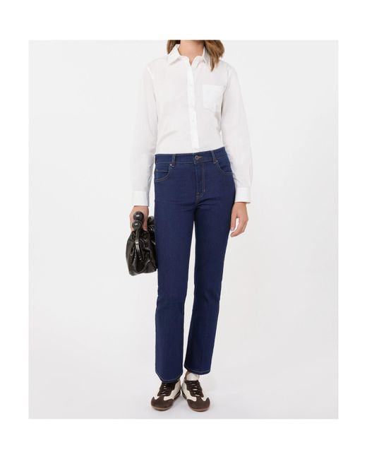 Weekend by Maxmara Blue Five-Pocket Stretch Denim Jeans