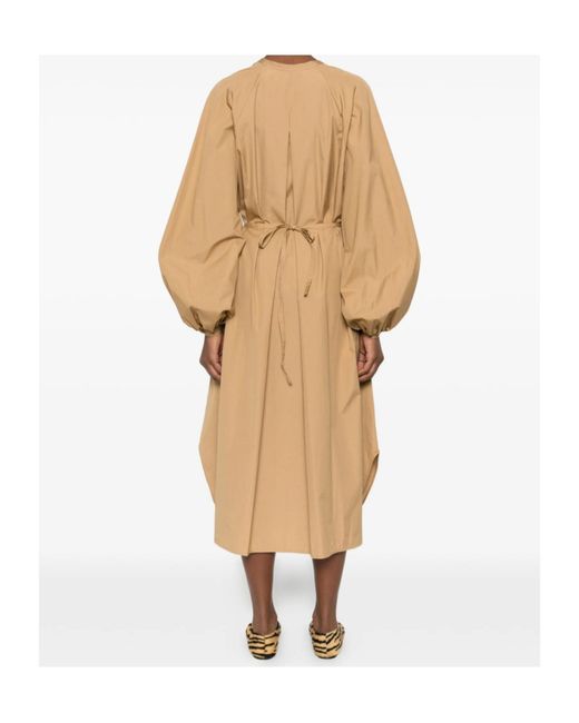 Loulou de Saison Natural Vitti Belted Shirt Dress