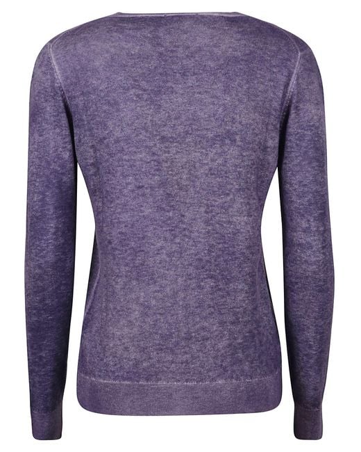 Avant Toi Blue Crew Neck Sweater