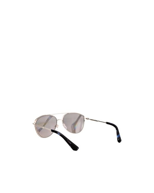 Burberry White Eyewear Aviator Sunglasses for men