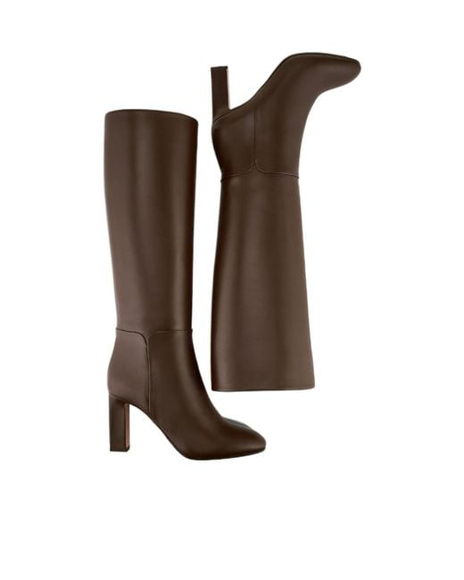 Aquazzura Brown Mid-Heeled Boots