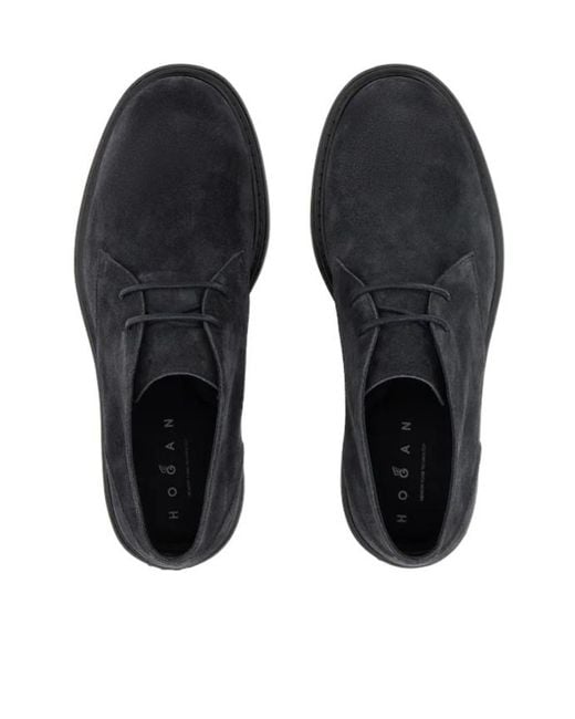 Hogan Black H704 Boots for men