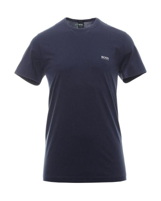 Boss Blue Item O-Neck Short-Sleeved T-Shirt for men