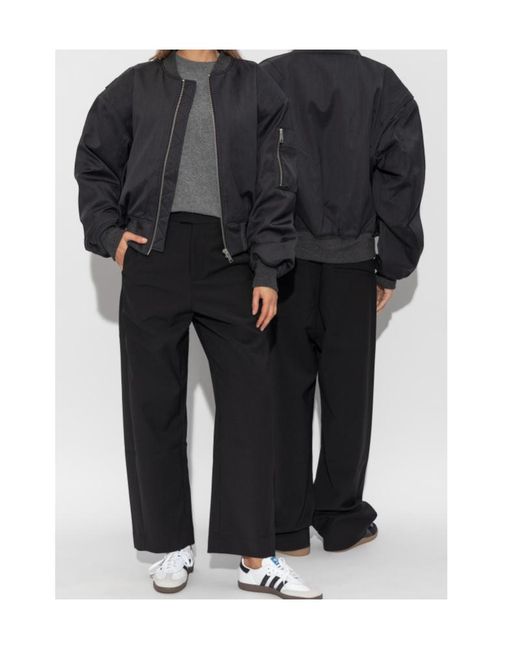 Entire studios Black Welt-Pocket Trousers for men