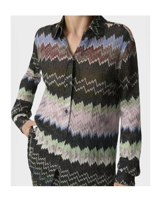 Missoni Black Snake-Pattern Shirt