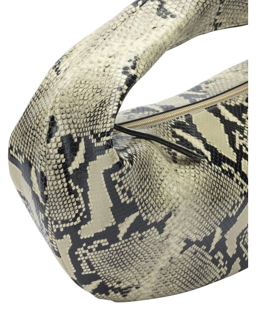 Khaite Metallic Olivia Embossed Medium Tote Bag