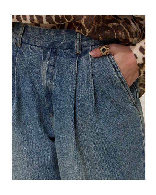 Zimmermann Blue Illustration Denim Jeans