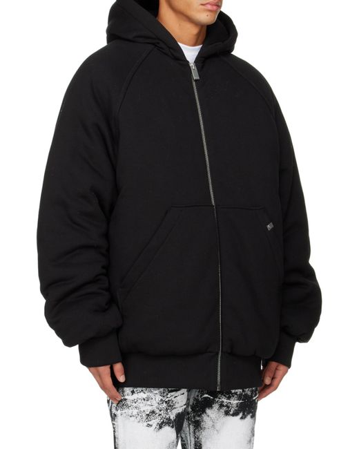 1017 ALYX 9SM Black 1017 9Sm Zip-Up Hooded Jacket for men