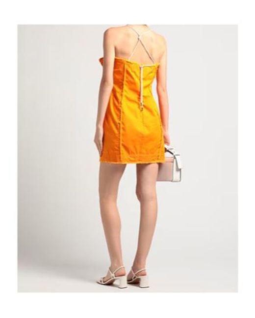 Jacquemus Orange Sleeveless Dress