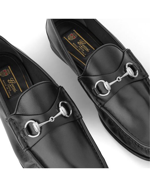 Gucci Black Simple Loafers for men
