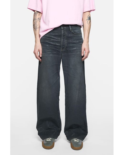 Acne Blue 1981 Logo-Patch Jeans for men