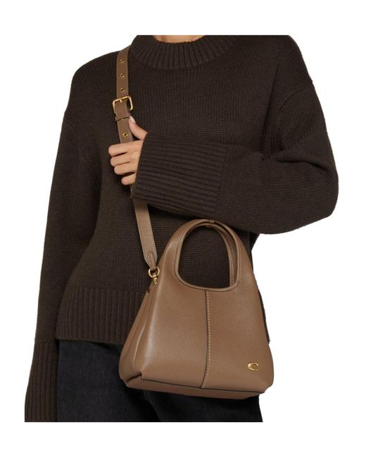 COACH Brown Lana Shoulder Bag 23