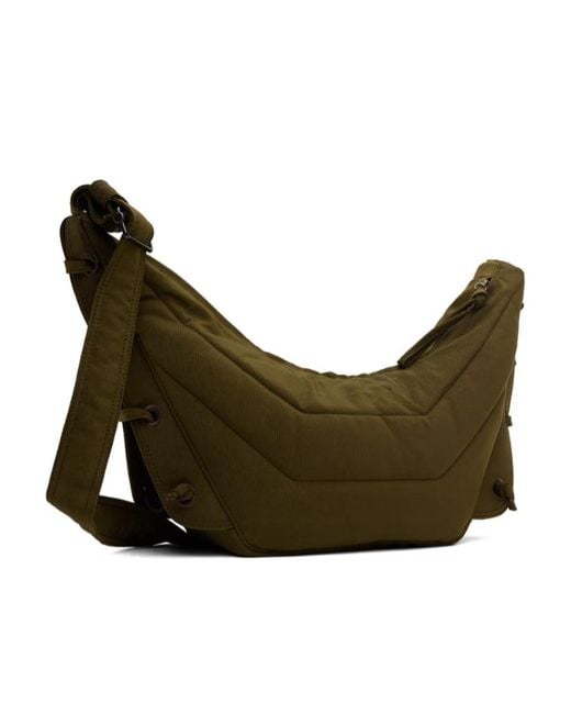 Lemaire Green Small Soft Game Shoulder Bag