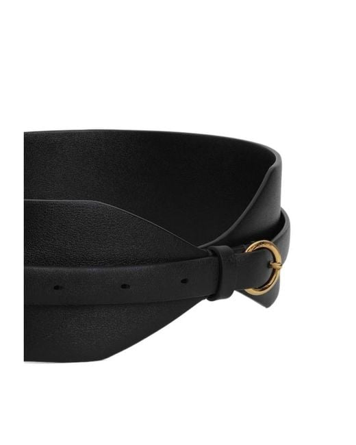 Alaïa Black Alaïa Double Large Buckle Belt