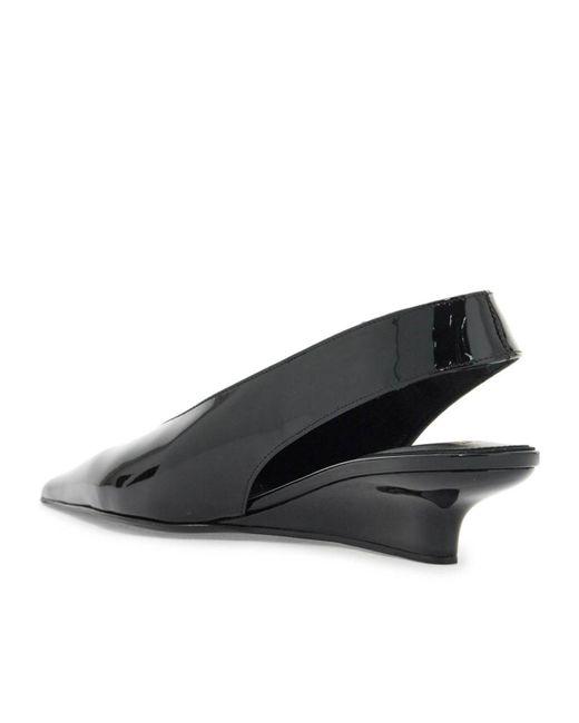 Totême  Black 35Mm The Wedge-Heel Slingback Pumps