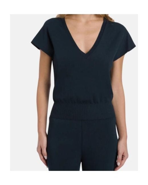 Dondup Blue Regular-Fit V-Neck Jumper
