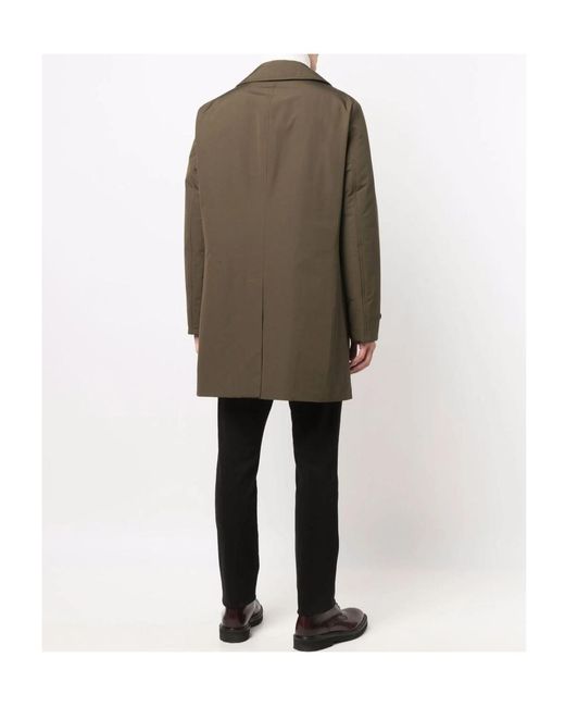 Aspesi Brown Single-Breasted Long-Sleeve Jacket for men