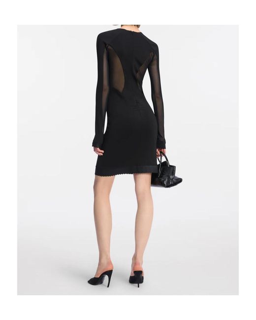 The Attico Black Mini Dress