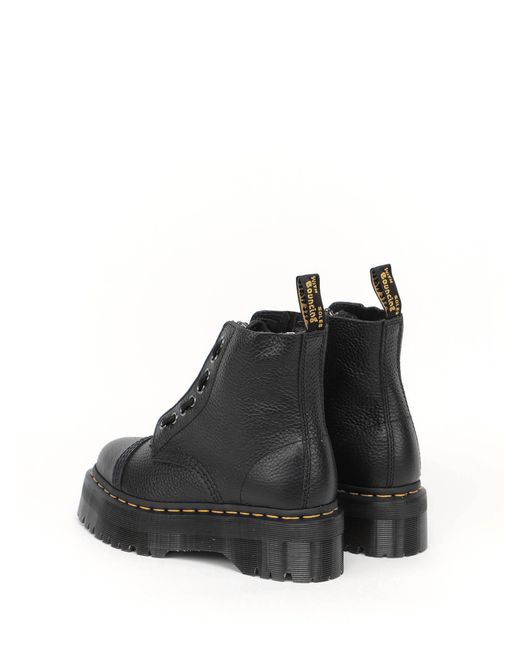 Dr. Martens Black Sinclair Zip-Up Boots