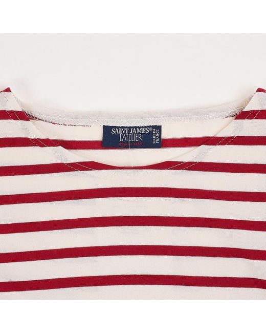 Saint James Red Long-Sleeve T-Shirt