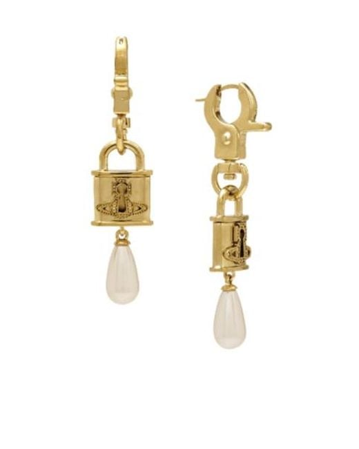 Vivienne Westwood Metallic Celestia Small Earrings