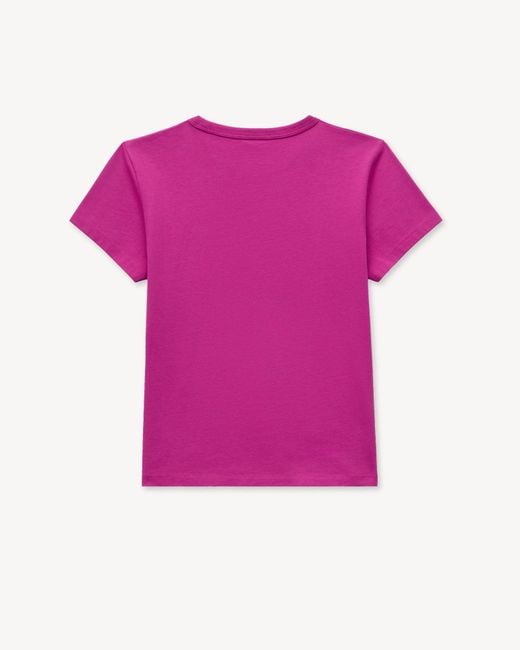 KENZO Pink Eiffel Tower Design' T-Shirt