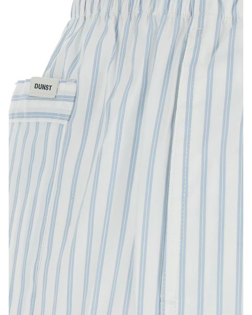 DUNST Gray Pajama Striped Mini Shorts