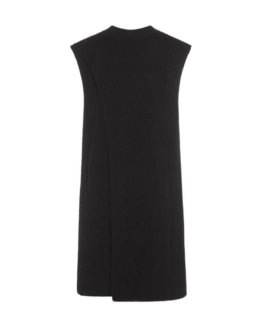 Jil Sander Black Sleeveless Down Jacket