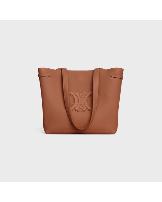 Céline Brown Small Cabas Anaïs Cuir Triomphe Shoulder Bag