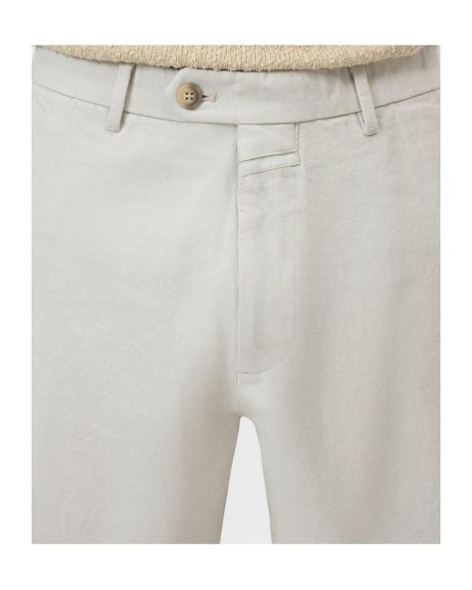Closed White Straight-Leg Jeans for men