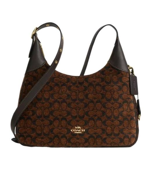 COACH Brown Ella Shoulder Bag