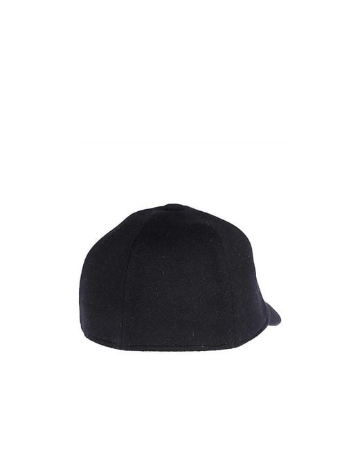 Lanvin Black Logo Hat