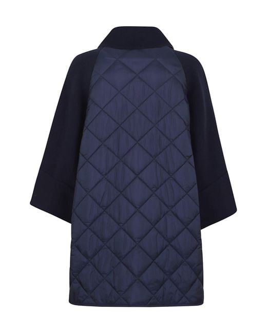 Weekend by Maxmara Blue Long-Sleeved Coat
