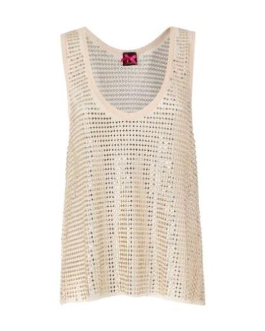 Pinko Natural Sleeveless Vest