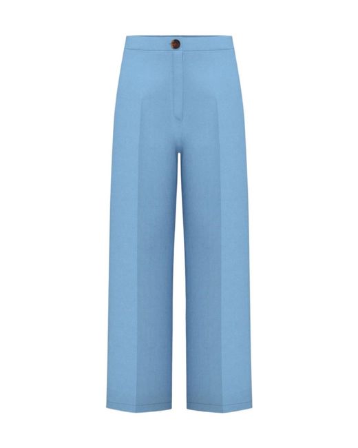 Marella Blue Silvana Casual Trousers
