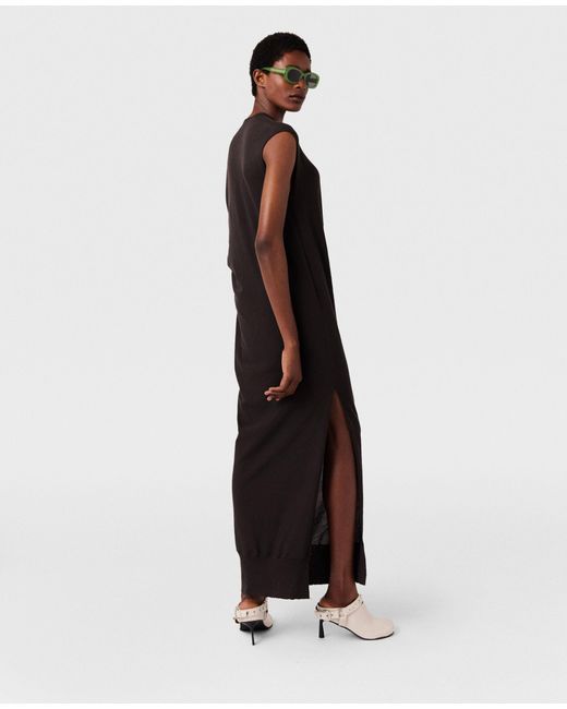 Stella McCartney Black Asymmetrical Wool Dress