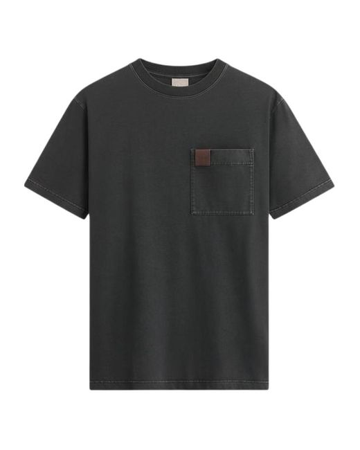 Dior Black Homme Logo Patch Crewneck T-Shirt for men