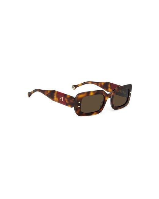 Carolina Herrera Multicolor Rectangular Frame Full Rim Sunglasses for men