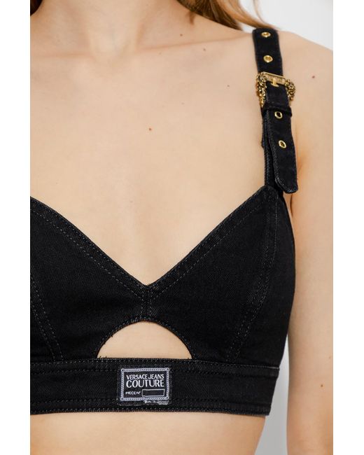 Versace Jeans Black Logo Sling
