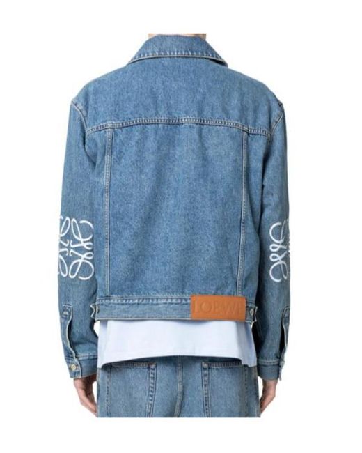 Loewe Blue Anagram Jacket for men